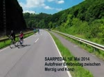 Deutschland, Rheinland-Pfalz und Saarland, zwischen Serrig und Saarhölzbach, Saarpedal am 18. Mai 2014. 