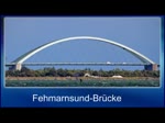 Die Fehmarnsund-Brücke liegt an der B 207, sie verbindet den Ort Großenbrode und die Insel Fehmarn. Über diese Brücke kommt man per Schiene, Strasse oder Radweg. Bei entsprechenden Windverhältnissen kommt die Windwarnanlage zum Einsatz mit den entsprechenden Einschränkungen oder Verboten. - 21.06.2014
