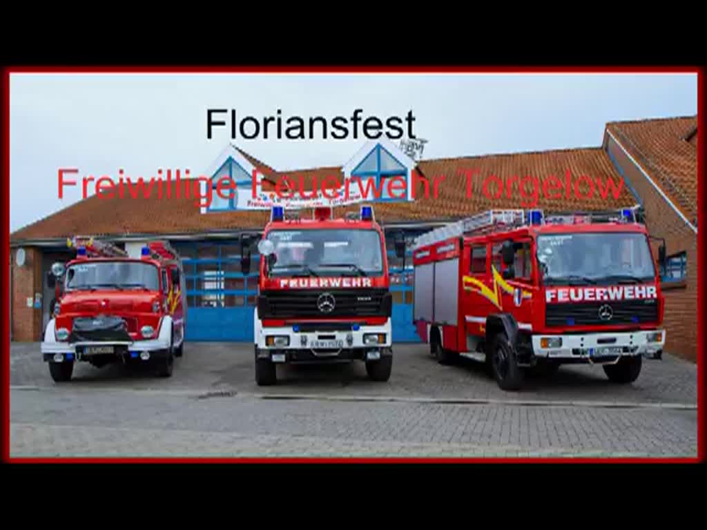 Zum 25. Floriansfest der Freiwilligen Feuerwehr Torgelow gab es wieder zahlreiche Höhepunkte. Zum Beispiel wurde bei einem nachgestellten Autounfall eine Person geborgen, die Einsatzfahrzeuge von einst und heute präsentiert und zum Ausklang des Tages gab es ein Höhenfeuerwerk. - 30.08.2014
